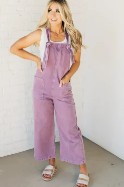 Niccola Knot Strap Overalls - ZENANA