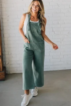 Niccola Knot Strap Overalls - ZENANA