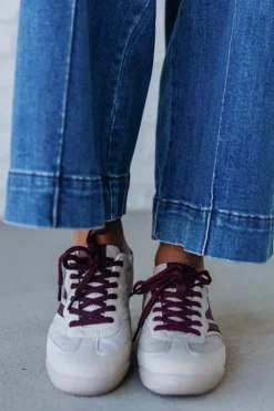 Nicki Athletic Sneakers | Beige/Wine