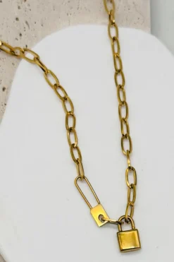 On Lock Necklace