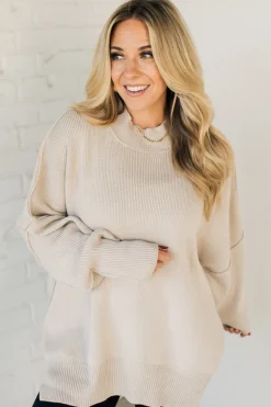 Oversized Crew Neck Sweater