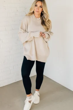 Oversized Crew Neck Sweater