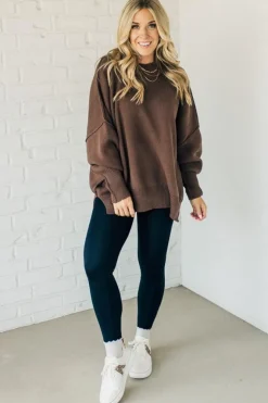 Oversized Crew Neck Sweater