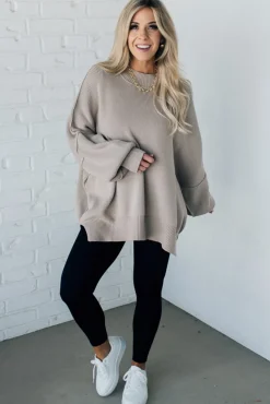 Oversized Crew Neck Sweater