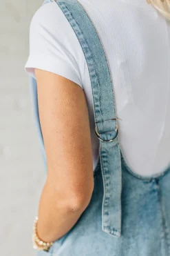 Paisley Denim Jumper Dress