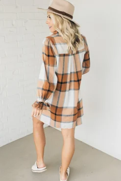 Perfect Plaid Shirt Dress
