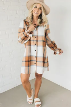Perfect Plaid Shirt Dress