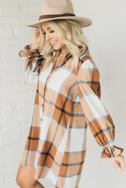 Perfect Plaid Shirt Dress