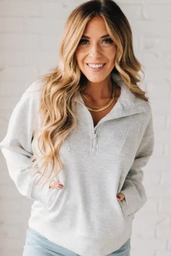 Quarter Zip Scuba Pullover