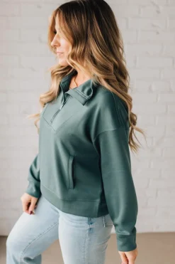 Quarter Zip Scuba Pullover