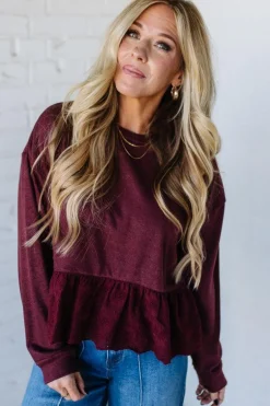 Quincy Eyelet Lace Pullover