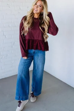 Quincy Eyelet Lace Pullover