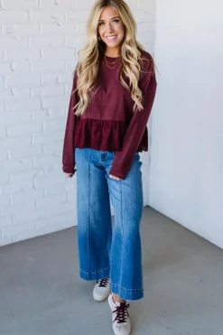 Quincy Eyelet Lace Pullover