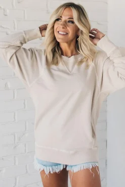 Ribbed Accent Pocketed Pullover