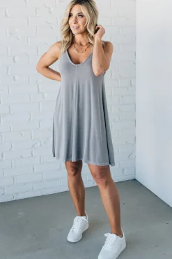 Ribbed Shift Dress