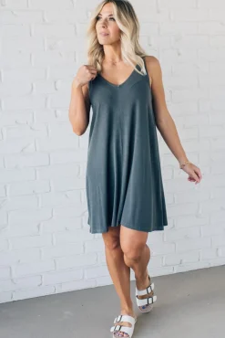 Ribbed Shift Dress