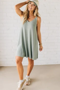 Ribbed Shift Dress