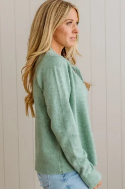 Ruffle Trim Cardigan