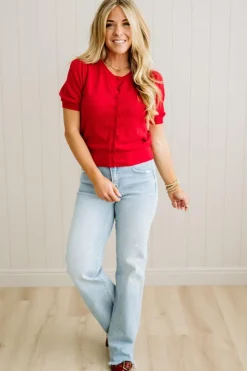 Scallop Edge Pointelle Sweater Tee