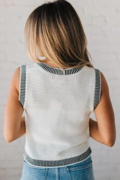 Scoop Neck Accent Tank