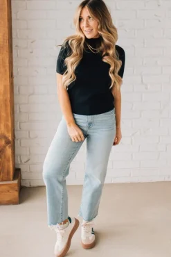 Silvie Mock Neck Sweater