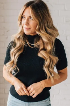 Silvie Mock Neck Sweater