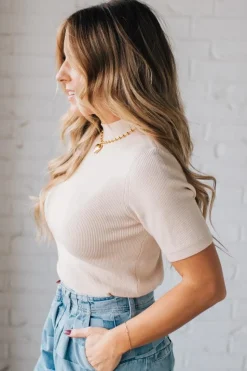 Silvie Mock Neck Sweater