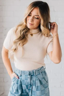 Silvie Mock Neck Sweater