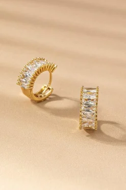 Sparkle Huggie Earrings