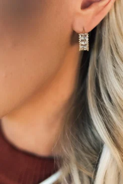Sparkle Huggie Earrings