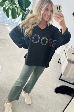 Spooky Gingham Pullover