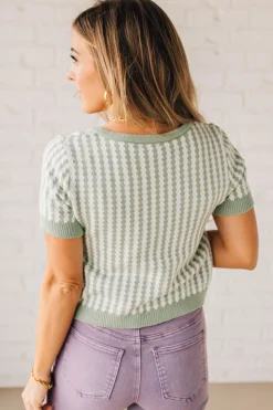 Sprout Double Tie Front Sweater Tee