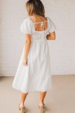 Sweetheart Peasant Dress