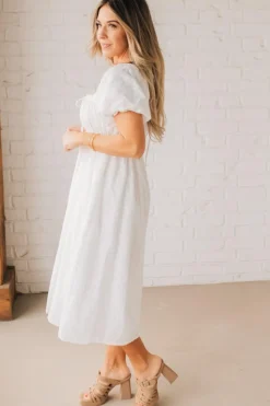 Sweetheart Peasant Dress