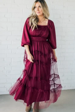 Tessa Tulle Tiered Dress