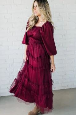 Tessa Tulle Tiered Dress