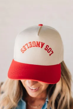 Upside Down Los Angeles Trucker Hat