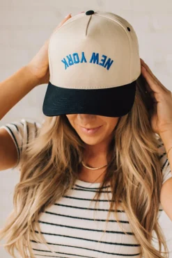 Upside Down New York Trucker Hat