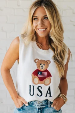 USA Teddy Sweater Tank