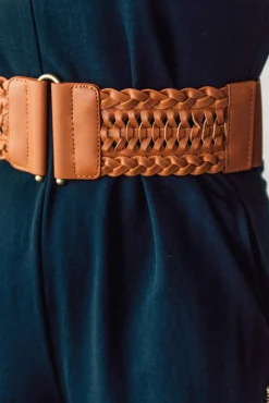 Vegan Braided Stretch Belt