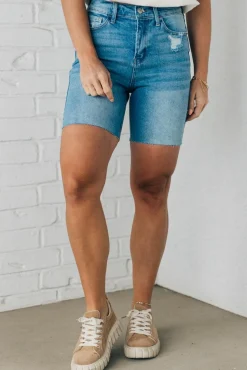 Willow Scissor Cut Bermuda Shorts - CELLO