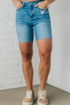 Willow Scissor Cut Bermuda Shorts - CELLO