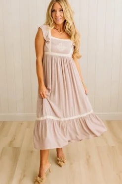 Wrenley Crochet Accent Dress