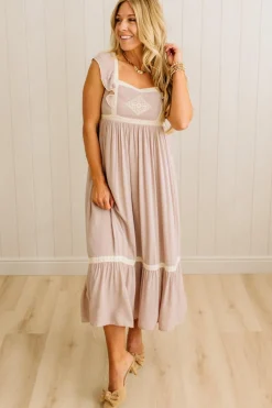 Wrenley Crochet Accent Dress