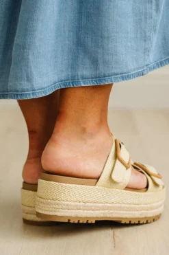 Zoie Double Buckle Platform Sandals